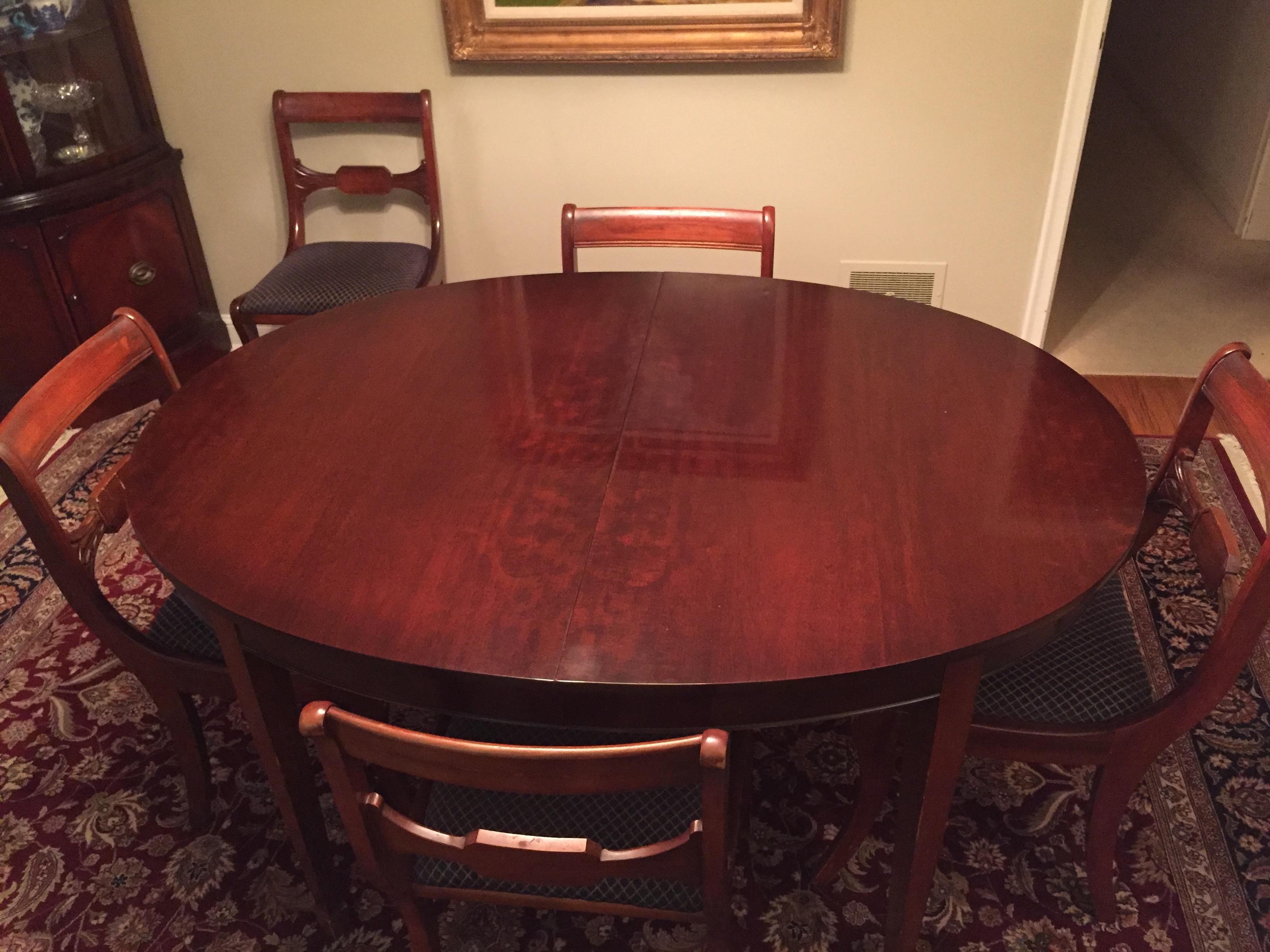 Antique Drexel Dining Room Table And Chairs Antique Poster